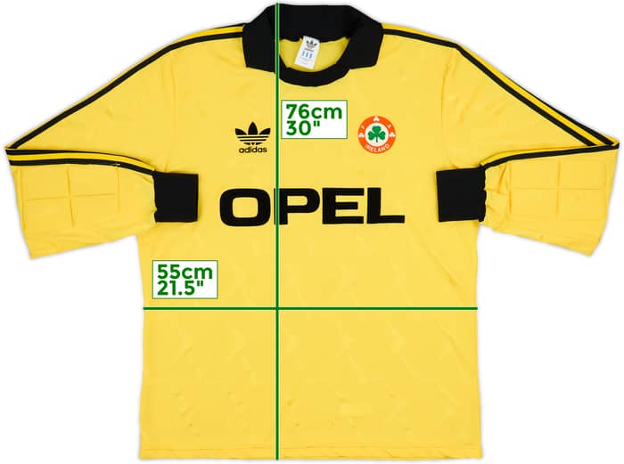 1990-92 Ireland GK Shirt #1 - 9/10 - (XL)