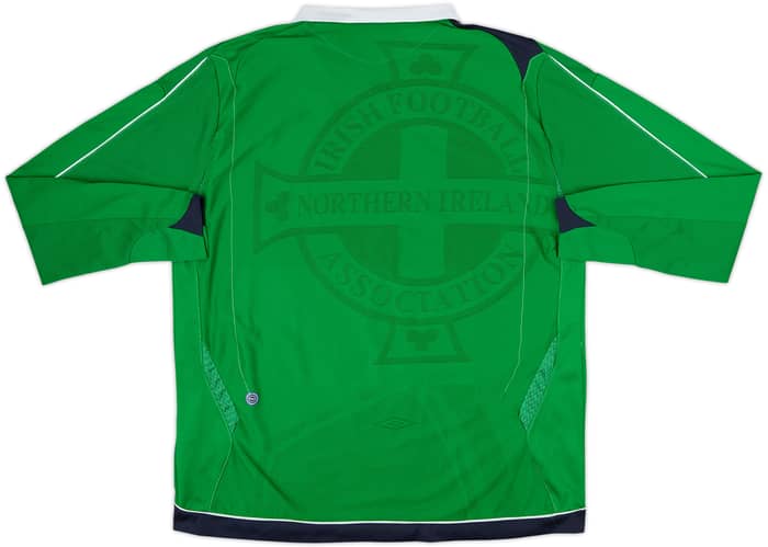 2006-08 Northern Ireland Home L/S Shirt - 8/10 - (XL)