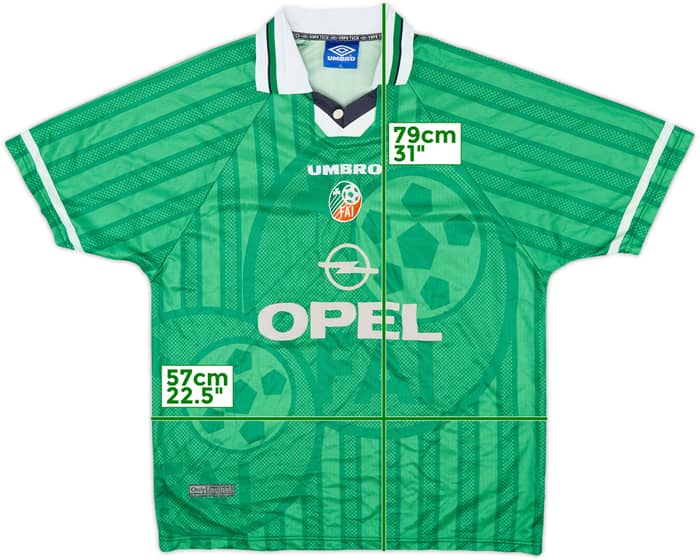 1998-00 Ireland Home Shirt - 8/10 - (XL)