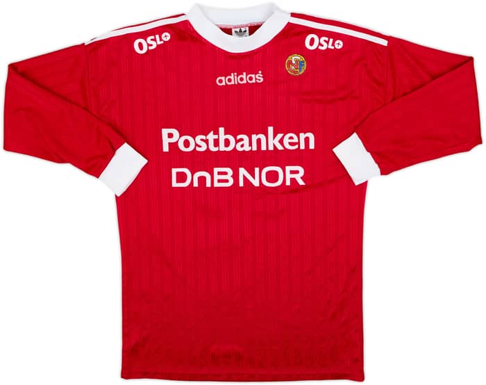 1994-95 Norway adidas Player Issue Training L/S Shirt #10 - 7/10 - (S)