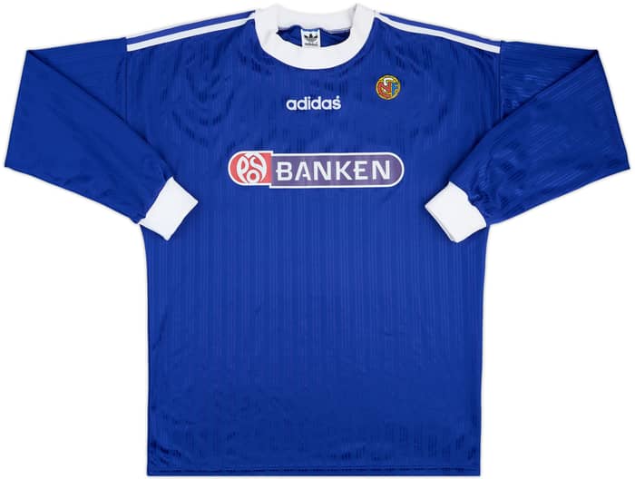 1994-95 Norway Player Issue adidas Training L/S Shirt #4 - 8/10 - (L)