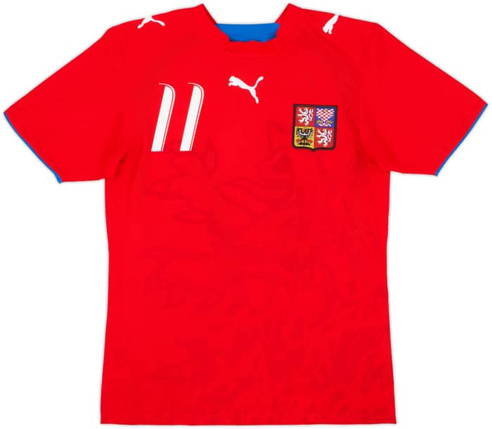 2006-08 Czech Republic Home Shirt Nedved #11 - 9/10 - (XS)