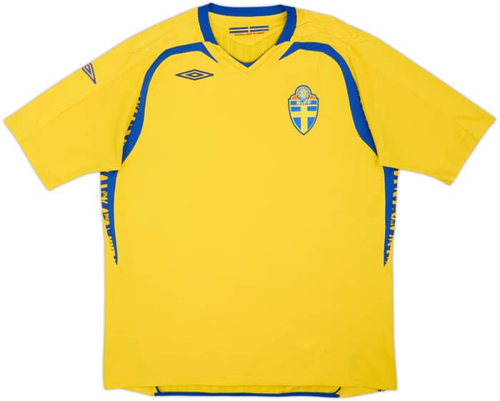2007-09 Sweden Home Shirt - 5/10 - (XL)
