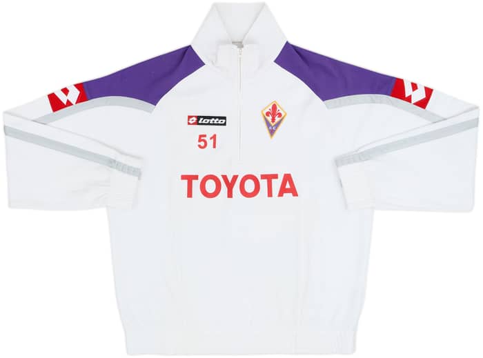 2007-08 Fiorentina Player Issue Lotto 1/4 Zip Tracksuit #51 - 7/10 - (M)
