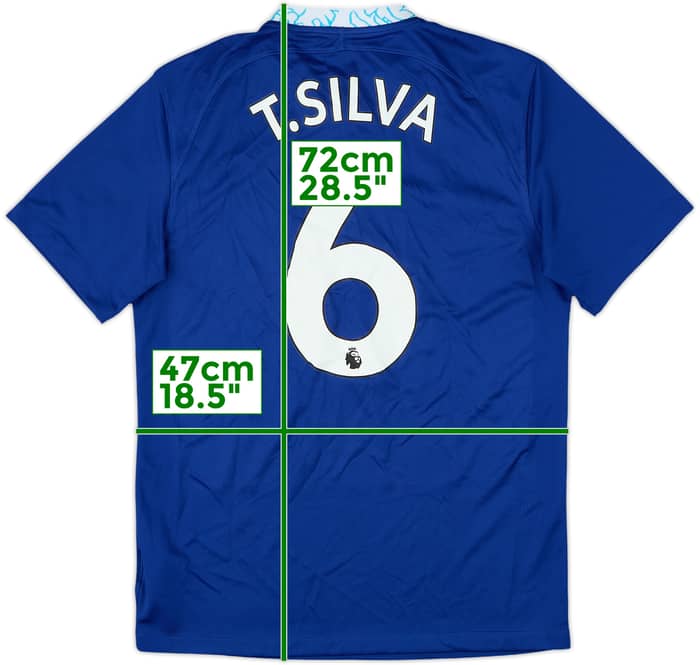 2022-23 Chelsea Home Shirt T.Silva #6 - 9/10 - (S)