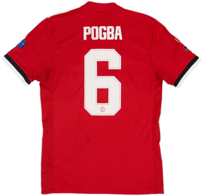 2017-18 Manchester United Home Shirt Pogba #6 - 6/10 - (S)