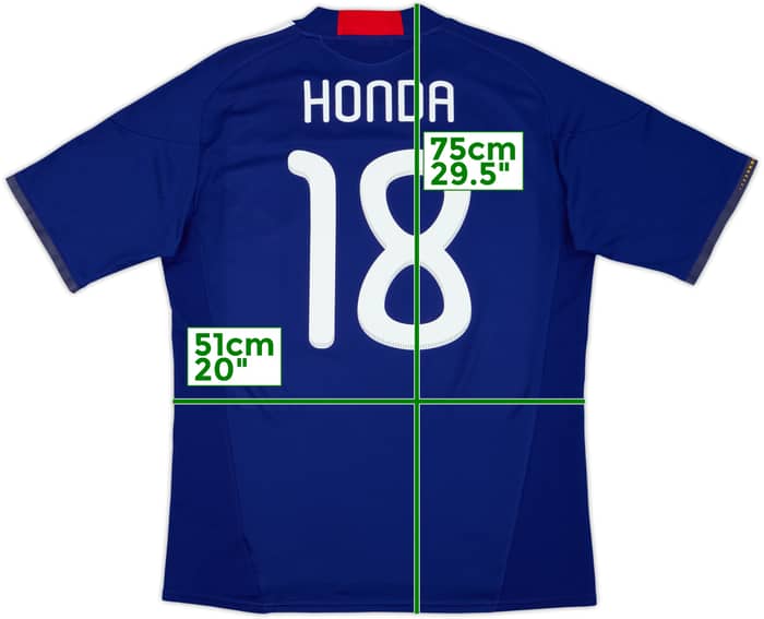 2010-12 Japan Home Shirt Honda #18 - 7/10 - (L)