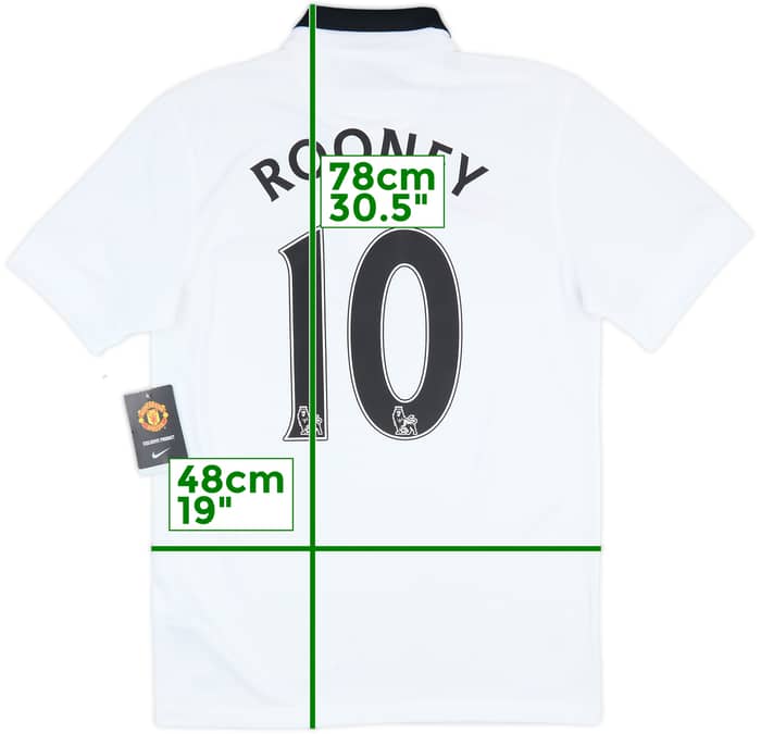 2014-15 Manchester United Away Shirt Rooney #10 (S)