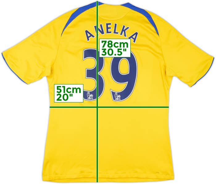 2008-09 Chelsea Third Shirt Anelka #39 - 6/10 - (L)