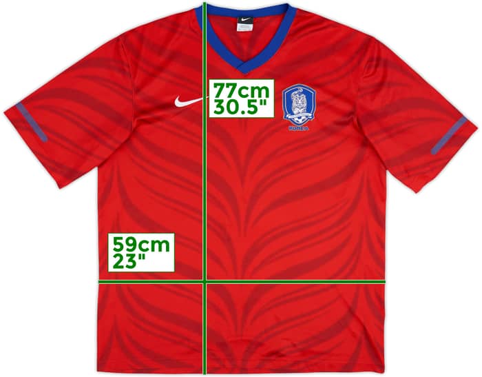 2010-12 South Korea Basic Home Shirt - 9/10 - (XXL)