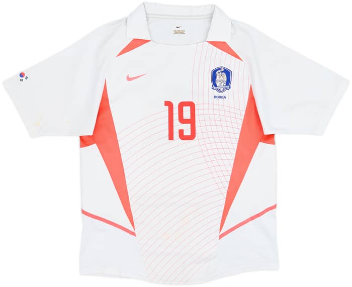 2002-03 South Korea Away Shirt J H Ahn #19 - 6/10 - (M)