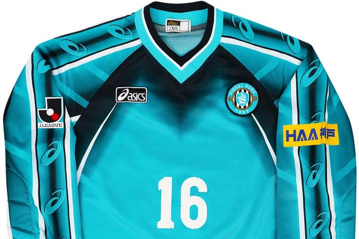 2003 Vissel Kobe Match Issue GK Shirt #16 (Iwamaru)
