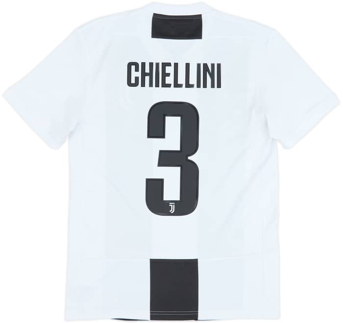 2018-19 Juventus Home Shirt Chiellini #3 - 8/10 - (S)