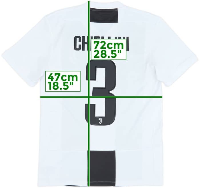 2018-19 Juventus Home Shirt Chiellini #3 - 8/10 - (S)