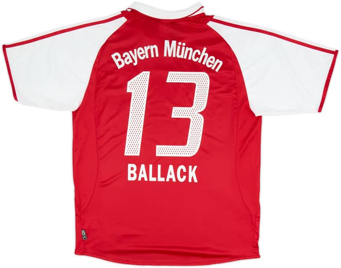 2004-05 Bayern Munich Home Shirt Ballack #13 - 6/10 - (M)
