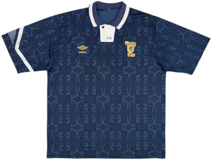 1991-94 Escocia Local Camiseta - 8/10 - (XL)