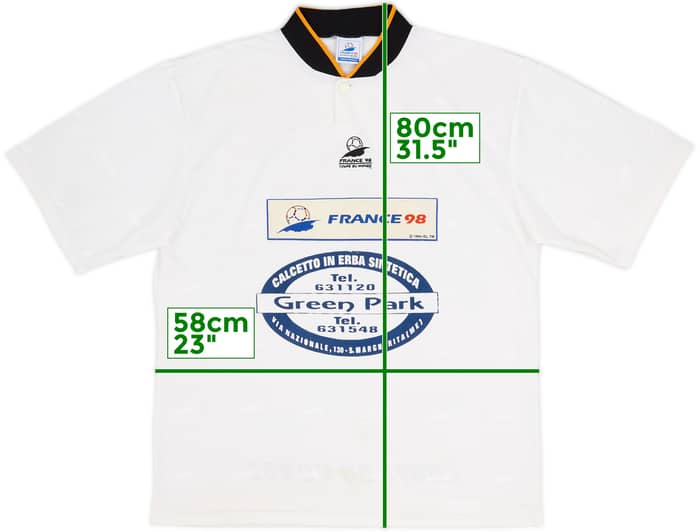 1998 France 98 Coupe du Monde Training Shirt - 7/10 - (L)