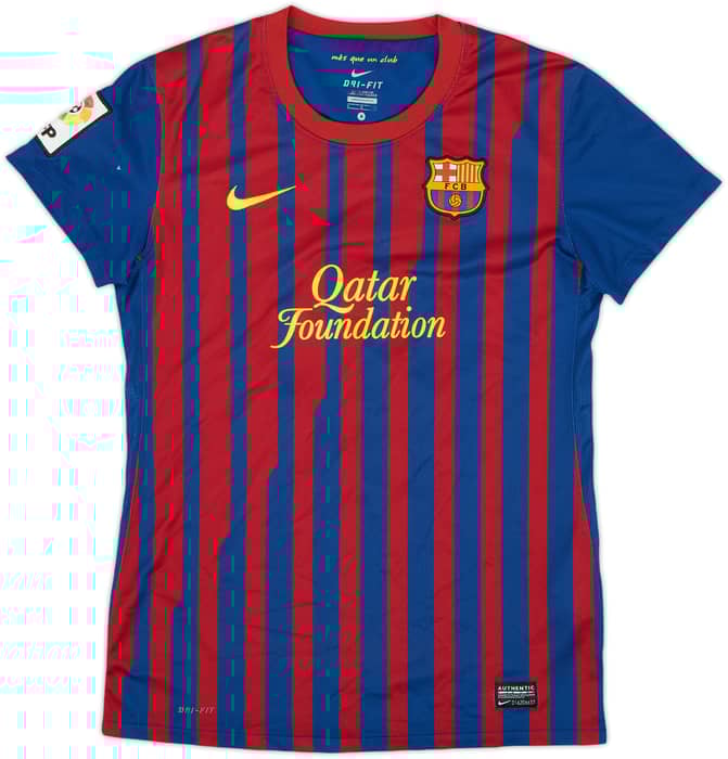 2011-12 Barcelona Home Shirt Messi #10 - 5/10 - (Women's S)