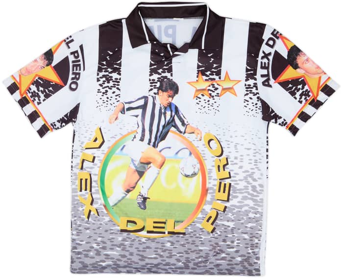 1996-97 Juventus Graphic Fan Shirt Del Piero #10 - 9/10 - (XL)