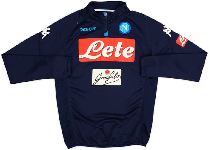 Top de entrenamiento 1/4 Zip Kappa del Napoli 2017-18 - 6/10 - (S)