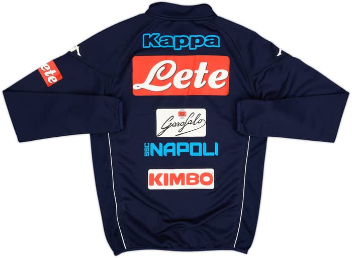 Top de entrenamiento 1/4 Zip Kappa del Napoli 2017-18 - 6/10 - (S)