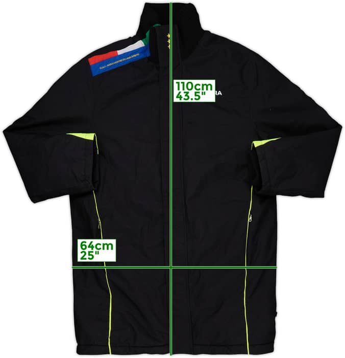 2010s Italy FIGC Referee Diadora Padded Bench Coat - 8/10 - (XL)