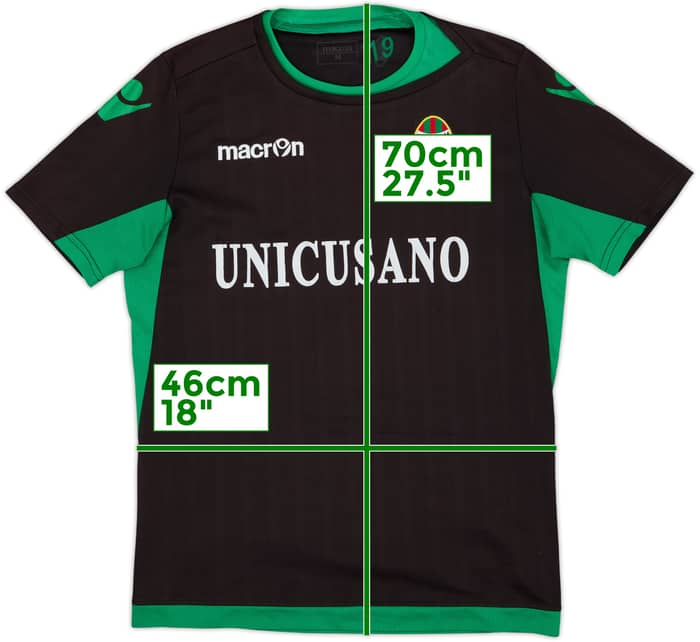 2016-17 Ternana Macron Player Issue Training Shirt #19 - 6/10 - (M)