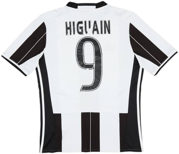 2016-17 Juventus Home Shirt Higuain #9 - 4/10 - (XL.Boys)