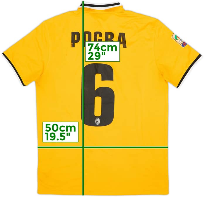 2013-14 Juventus Away Shirt Pogba #6 - 6/10 - (M)