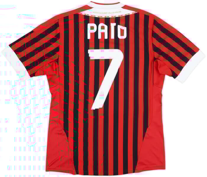 2011-12 AC Milan Home Shirt Pato #7 - 4/10 - (S)