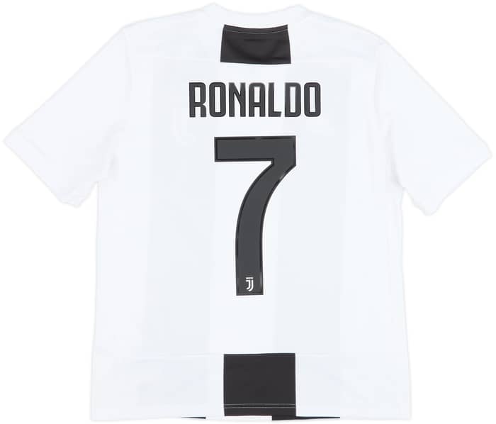 2018-19 Juventus Home Shirt Ronaldo #7 - 9/10 - (XL.Boys)