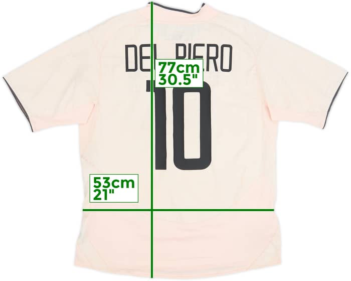 2003-04 Juventus Away Shirt Del Piero #10 - 6/10 - (L)