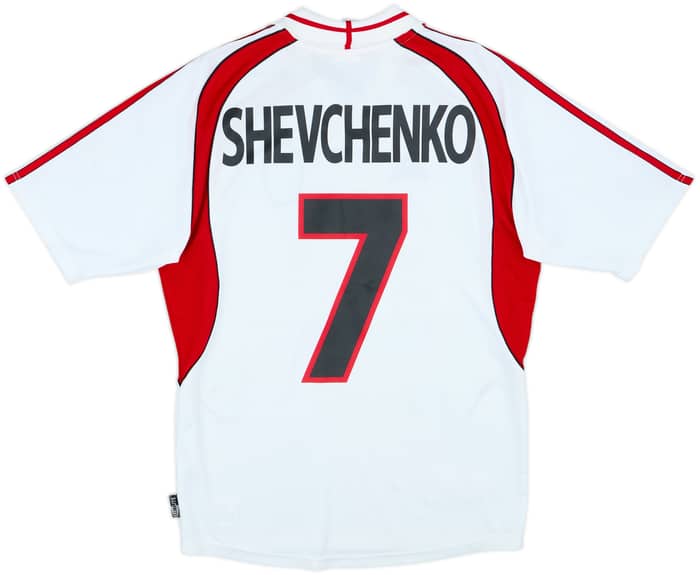 2000-02 AC Milan Away Shirt Shevchenko #7 - 8/10 - (S)