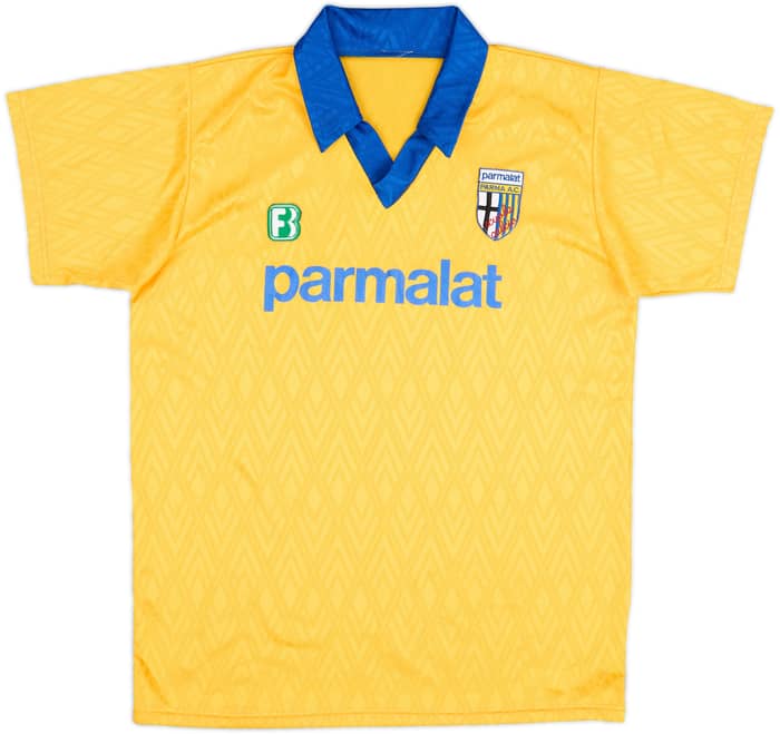 Camiseta Effebi 'Scuola Calcio' de entrenamiento del Parma 1990-92 - 8/10 - (L)