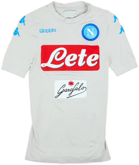 2016-17 Napoli Authentic Kombat Fit European Fourth Shirt - 9/10 - (S/M)