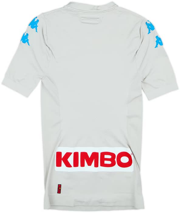 2016-17 Napoli Authentic Kombat Fit European Fourth Shirt - 9/10 - (S/M)
