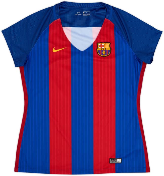 2016-17 Barcelona Home Shirt - 9/10 - (Women's L)