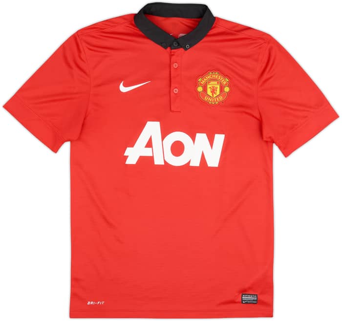 Camiseta de local del Manchester United 2013-14 Evra #3 - 6/10 - (S)