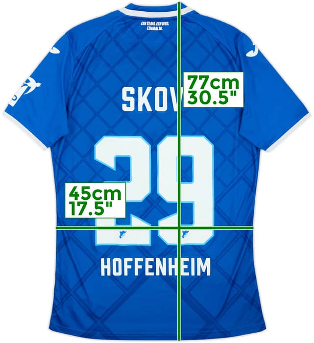 2019-20 TSG Hoffenheim Home Shirt Skov #29 - 8/10 - (M)