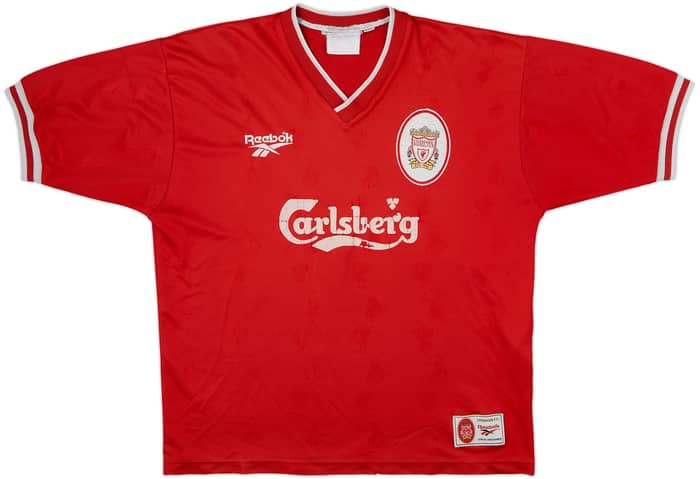 1996-98 Liverpool Camiseta Local - 4/10 - (L)