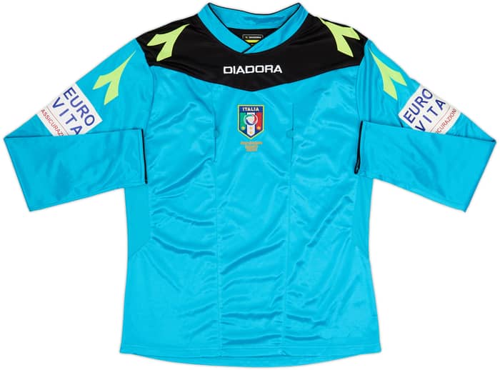2015-17 Italy Diadora Referee L/S Shirt - 6/10 - (M)