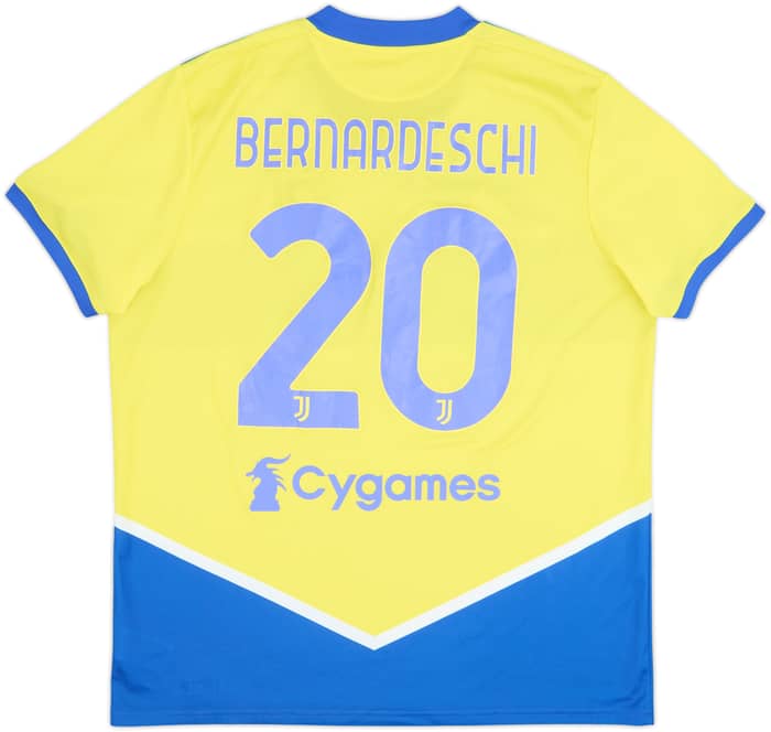 2021-22 Juventus Third Shirt Bernardeschi #20 - 8/10 - (XL)
