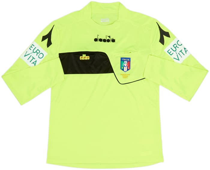 2018-19 Italy Diadora Referee L/S Shirt - 9/10 - (M)