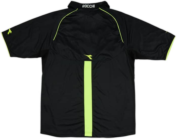 2007-09 Italy Diadora Referee Issue Shirt (Gianluca Rocchi) Rocchi - 9/10 - (L)