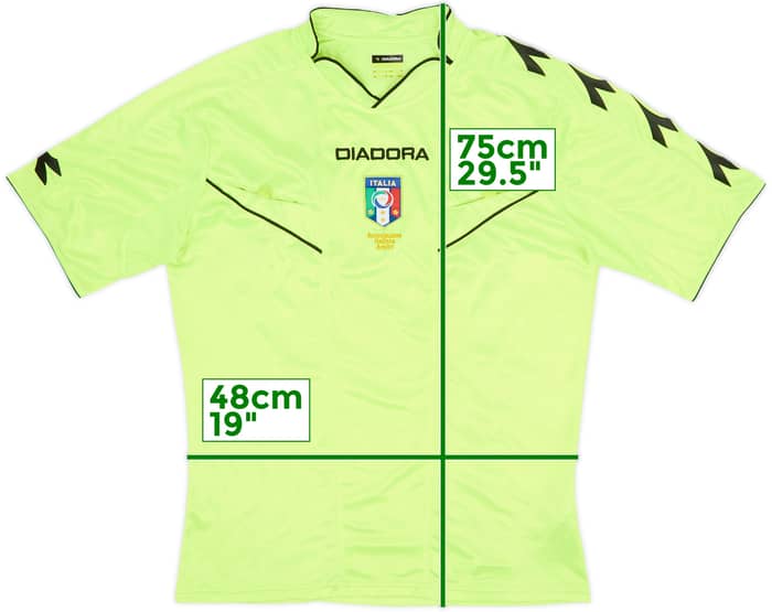 2013-15 Italy Diadora Referee Shirt - 8/10 - (M)