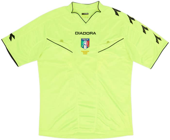 2013-15 Italy Diadora Referee Shirt - 5/10 - (M)
