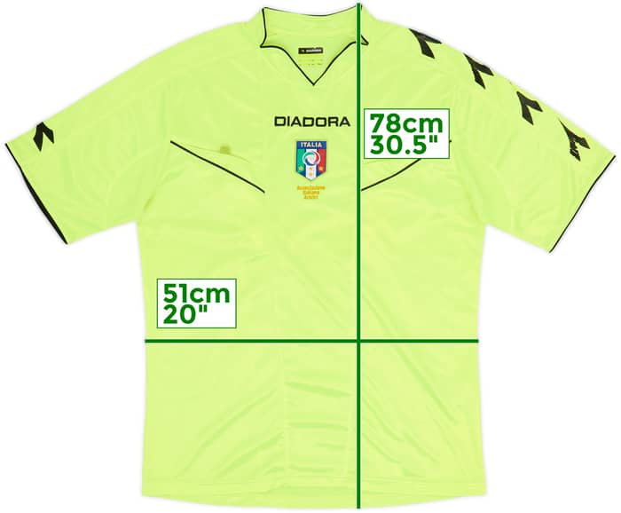 2013-15 Italy Diadora Referee Shirt - 5/10 - (M)