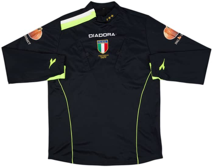 2005-06 Italy Diadora Referee L/S Shirt - 9/10 - (M)