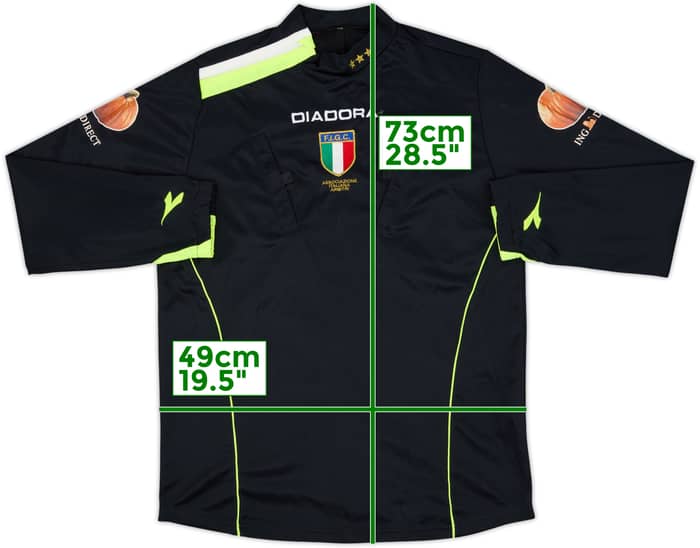 2005-06 Italy Diadora Referee L/S Shirt - 9/10 - (M)