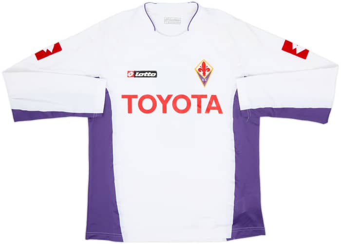 2007-08 Fiorentina Away L/S Shirt #6 - 7/10 - (L)